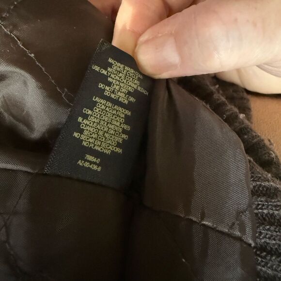 Men's Vintage Arizona Jean company faux leather aviation bomber jacket sz large - Picture 8 of 10